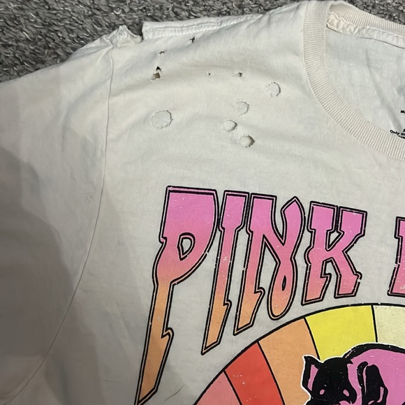 Pink Floyd vintage reproduction concert tee distressed - Picture 2 of 9
